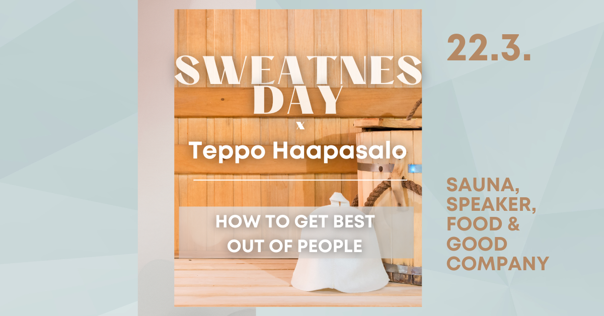 JES Sweatnesday x Teppo Haapasalo - Jyväskylä Entrepreneurship Society